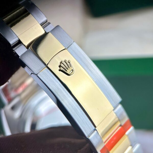 Custom Rolex Sky-Dweller Demi Gold Champagne Dial - Asian Rolex 42 - Image 8