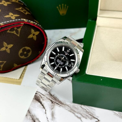 Custom Rolex Sky-Dweller Black Dial - Asian Rolex 40 - Image 2