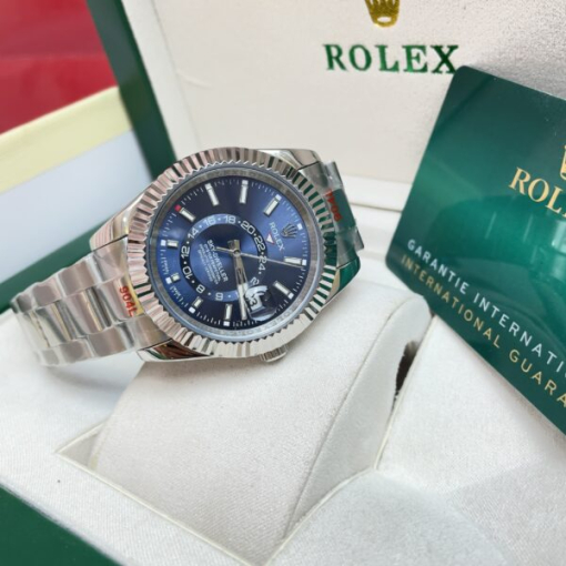 Custom Rolex Sky-Dweller Navy Blue Dial - Asian Rolex 39 - Image 3