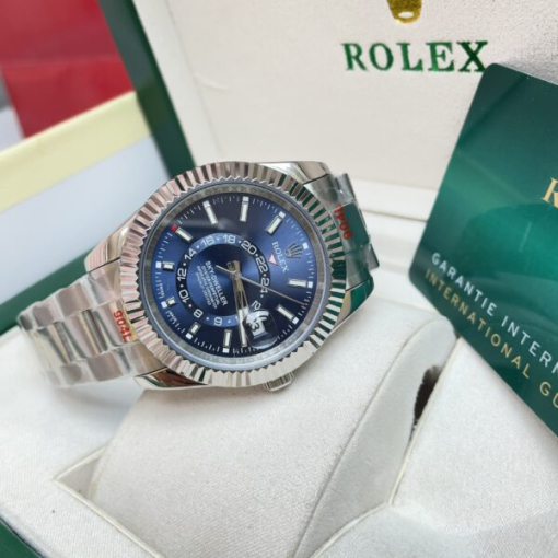 Custom Rolex Sky-Dweller Navy Blue Dial - Asian Rolex 39 - Image 4