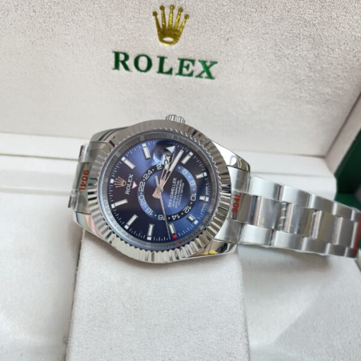 Custom Rolex Sky-Dweller Navy Blue Dial - Asian Rolex 39 - Image 2