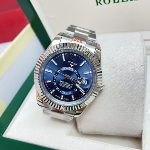 Custom Rolex Sky-Dweller Navy Blue Dial - Asian Rolex 39