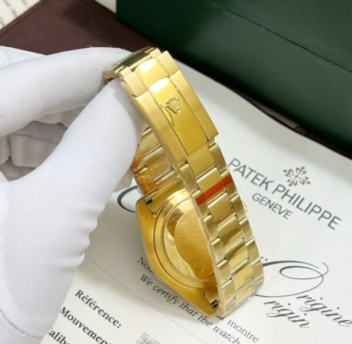 Custom Rolex Sky-Dweller Yellow Gold Dial - Asian Rolex 44 - Image 4