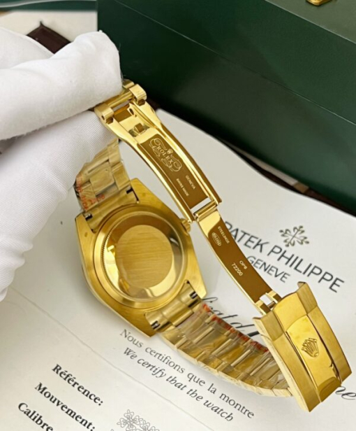 Custom Rolex Sky-Dweller Yellow Gold Dial - Asian Rolex 44 - Image 5