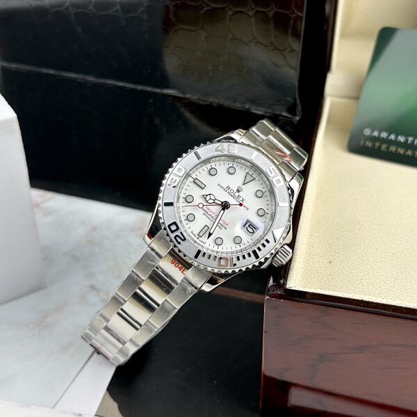 Custom Rolex Yacht-Master White Dial - Asian Rolex 49 - Image 3