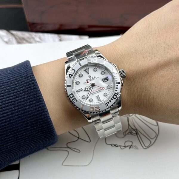 Custom Rolex Yacht-Master White Dial - Asian Rolex 49 - Image 8