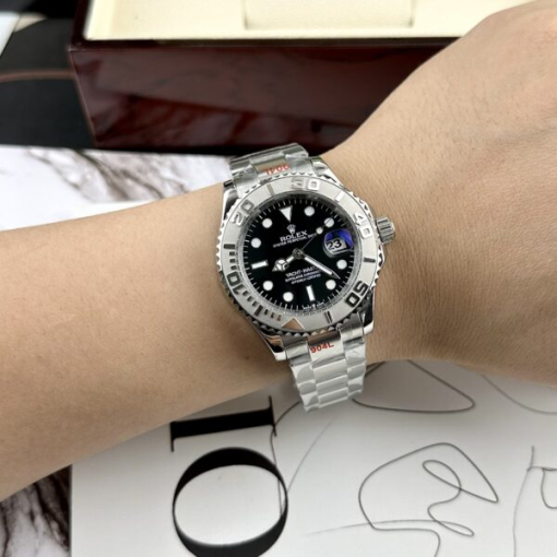 Custom Rolex Yacht-Master Black Dial - Asian Rolex 47 - Image 6