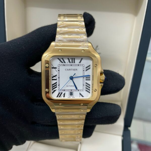 Custom Cartier Santos Gold - Asia Cartier11