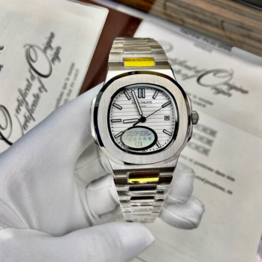 Custom Patek Philippe Nautilus 5711 White Dial - Asian Patek 7