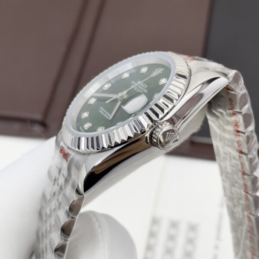 Custom Rolex DateJust Green Dial - Asian Rolex 75 - Image 4