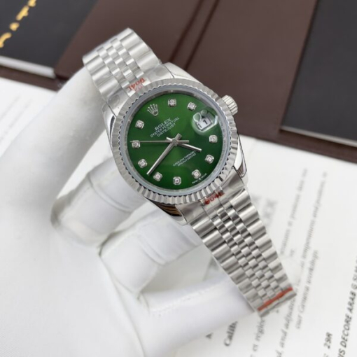 Custom Rolex DateJust Green Dial - Asian Rolex 75 - Image 3