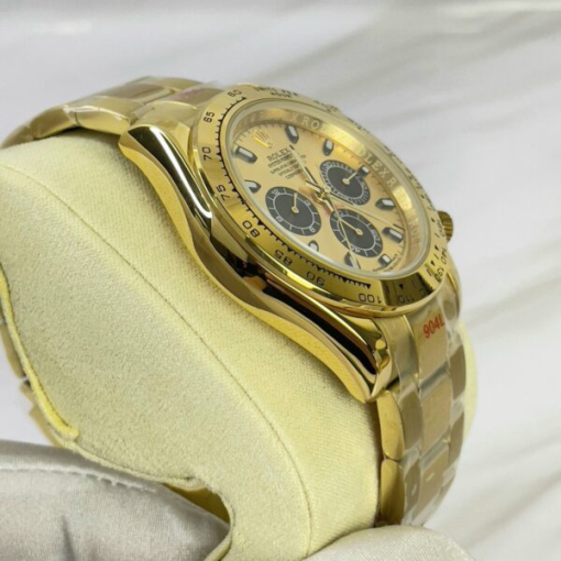 Custom Rolex Daytona Cosmograph Yellow Gold Dial - Asian Rolex 38 - Image 4