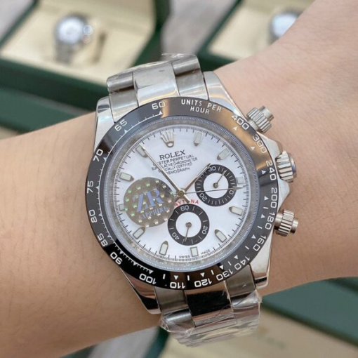 Custom Rolex Daytona "Panda" Cosmograph White Dial - Asian Rolex 23 - Image 3