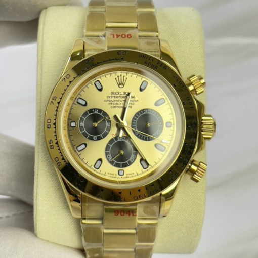 Custom Rolex Daytona Cosmograph Yellow Gold Dial - Asian Rolex 38 - Image 2