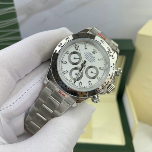 Custom Rolex Daytona Cosmograph White Dial - Asian Rolex 21