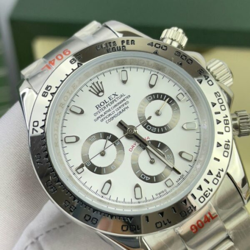 Custom Rolex Daytona Cosmograph White Dial - Asian Rolex 21 - Image 6