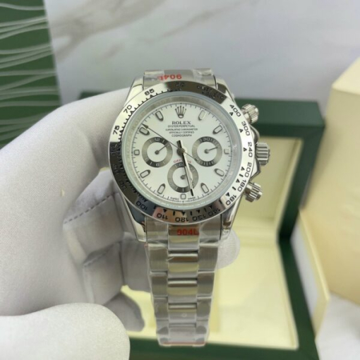 Custom Rolex Daytona Cosmograph White Dial - Asian Rolex 21 - Image 3