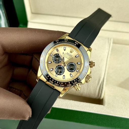 Custom Rolex Daytona Cosmograph Yellow Gold Dial - Asian Rolex 14