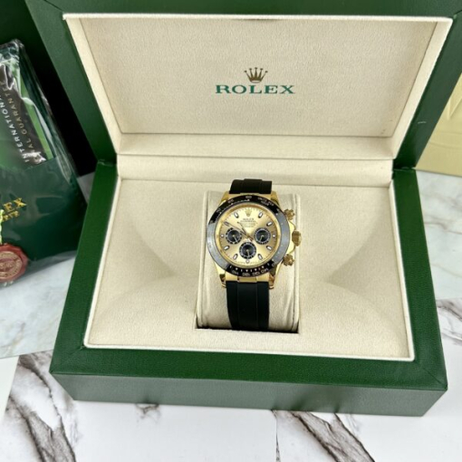 Custom Rolex Daytona Cosmograph Yellow Gold Dial - Asian Rolex 14 - Image 3