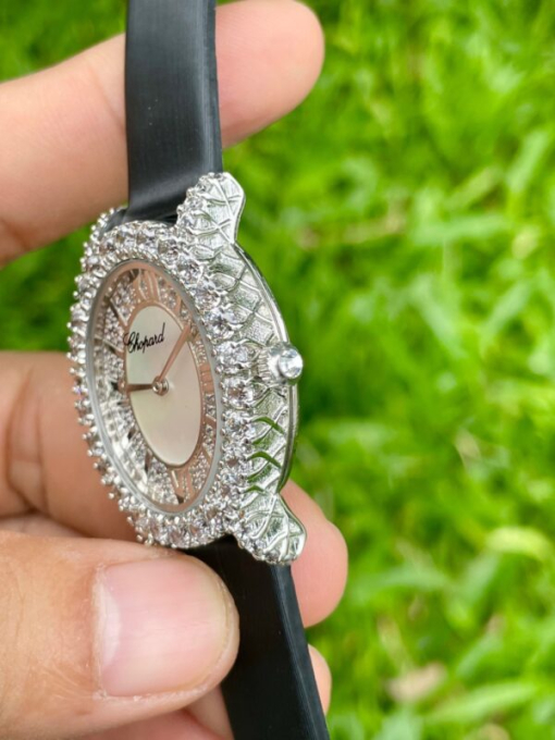 Custom Lady Chopard L’Heure Du Diamant Oval - Asian Lady Watch 13 - Image 3