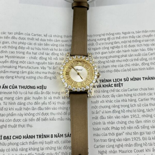 Custom Lady Chopard L’Heure Du Diamant Round - Asian Lady Watch 24