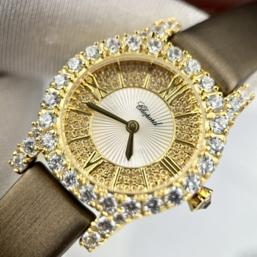 Custom Lady Chopard L’Heure Du Diamant Round - Asian Lady Watch 24 - Image 4