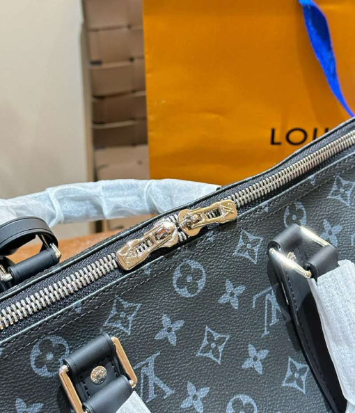 Custom Louis Vuitton Keepall Bandoulière Damier Graphite - Image 6