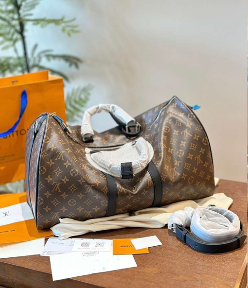 Custom Louis Vuitton Keepall Monogram Duffle - Image 4