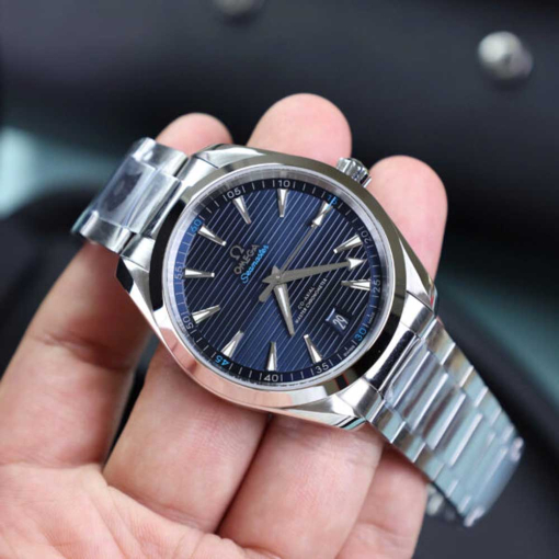 Custom Omega Seamaster Aqua Terra 150M Blue Dial - Swiss Omega 42 - Image 7