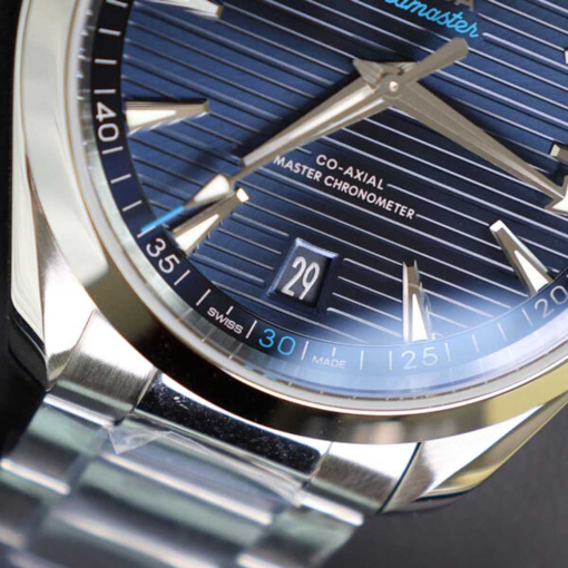 Custom Omega Seamaster Aqua Terra 150M Blue Dial - Swiss Omega 42 - Image 3