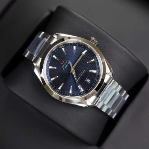 Custom Omega Seamaster Aqua Terra 150M Blue Dial - Swiss Omega 42 - Image 5