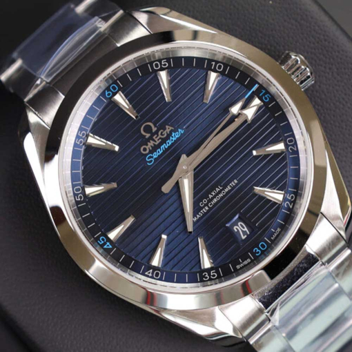 Custom Omega Seamaster Aqua Terra 150M Blue Dial - Swiss Omega 42