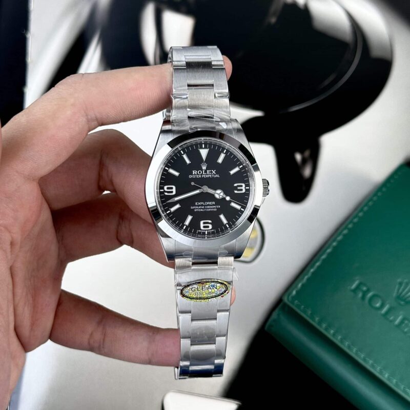 Custom Rolex Explorer II 214270-0003 Black Dial - Swiss 195