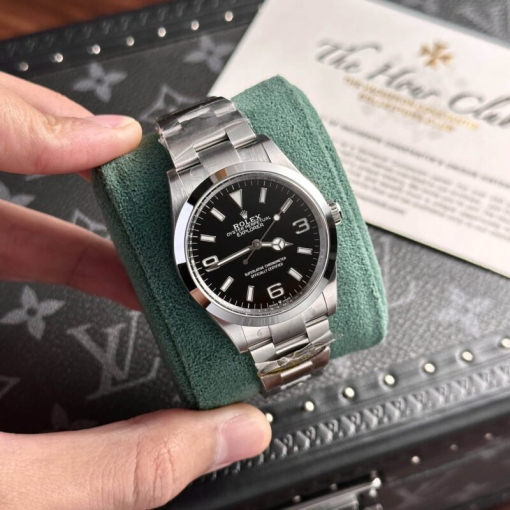 Custom Rolex Explorer II 124270 Black Dial - Swiss 194 - Image 2