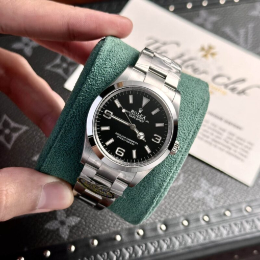 Custom Rolex Explorer II 124270 Black Dial - Swiss 194 - Image 4