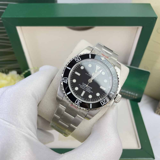 Custom Rolex Submariner Blue Black No Date Dial - Asian Rolex 5 - Image 4