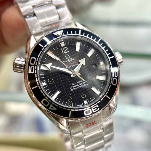 Custom Omega Seamaster Planet Ocean 007 Black - Asia Omega 15