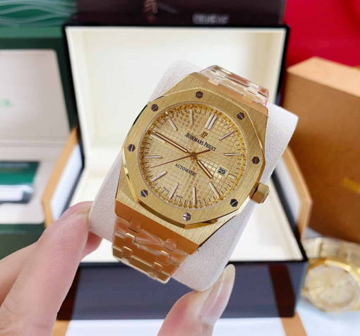 Custom Audemars Piguet Royal Oak Yellow Gold Dial - Asian AP 9 - Image 2