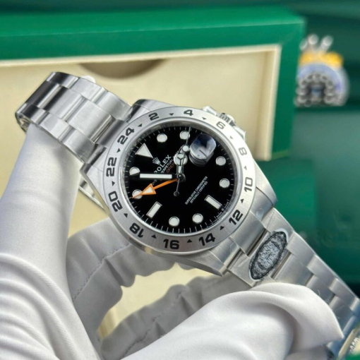 Custom Rolex Explorer II 226570 Black Dial - Swiss 197 - Image 4