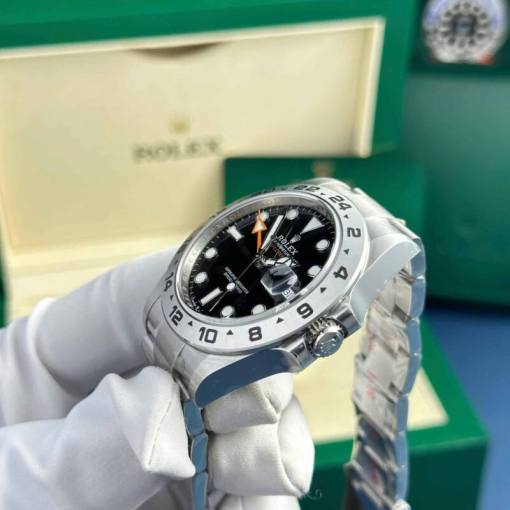 Custom Rolex Explorer II 226570 Black Dial - Swiss 197 - Image 3