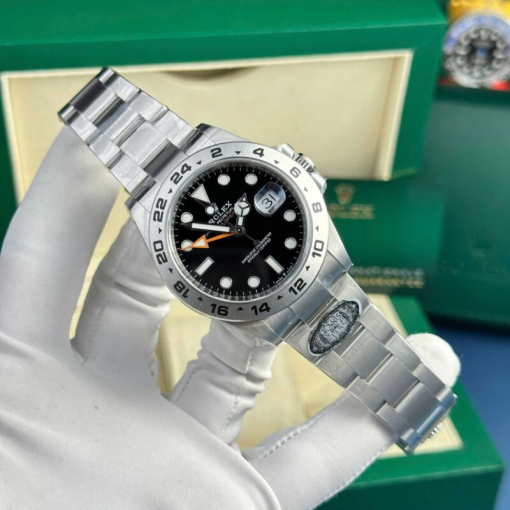 Custom Rolex Explorer II 226570 Black Dial - Swiss 197 - Image 2