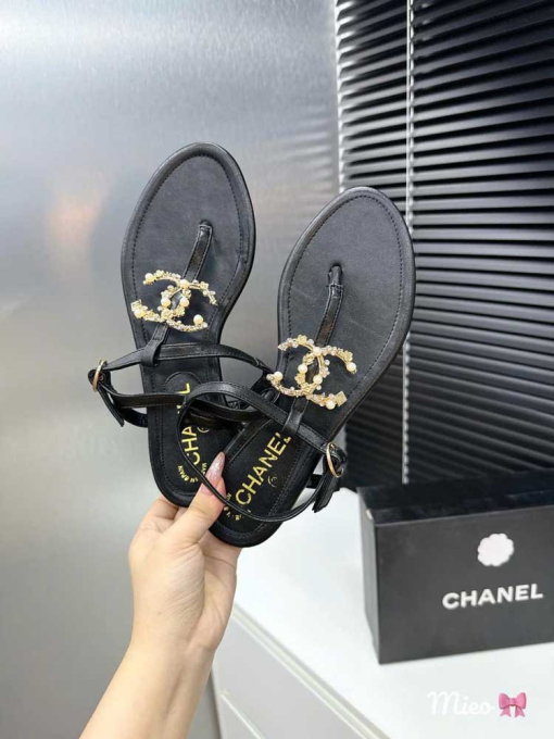 Custom Chanel Women Sandals - Image 2