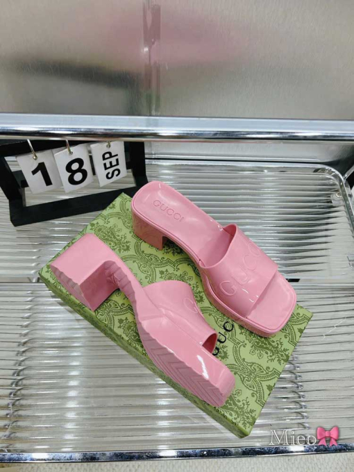 Custom Gucci Jelly Sandals - Image 4