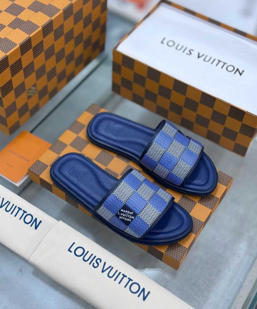 Custom Unisex Louis Vuitton Men/Women Slides - Image 6