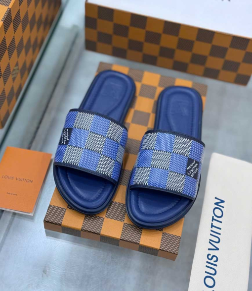 Custom Unisex Louis Vuitton Men/Women Slides - Image 3