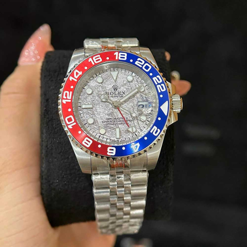 Custom Rolex GMT-Master II Pepsi Meteorite Dial - Asian 149 - Image 4