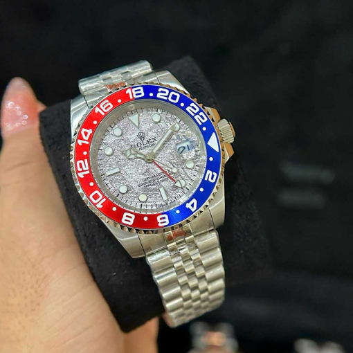 Custom Rolex GMT-Master II Pepsi Meteorite Dial - Asian 149