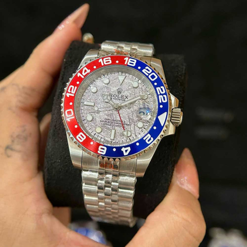 Custom Rolex GMT-Master II Pepsi Meteorite Dial - Asian 149 - Image 5