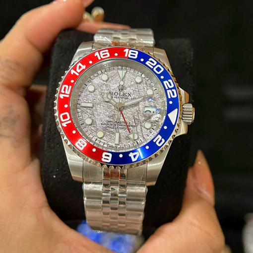 Custom Rolex GMT-Master II Pepsi Meteorite Dial - Asian 149 - Image 2