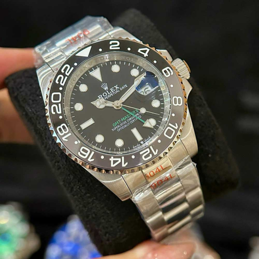 Custom Rolex GMT-Master II Bruce Wayne Black Dial - Asian 147 - Image 5